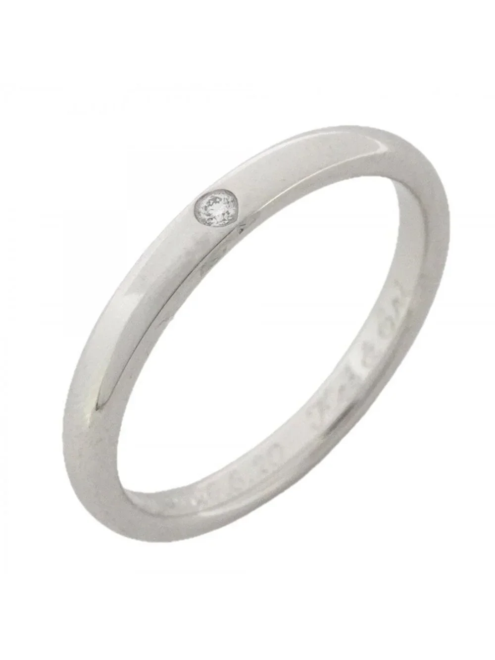 Tiffany & Co Ring Stacking Band Platinum Diamond